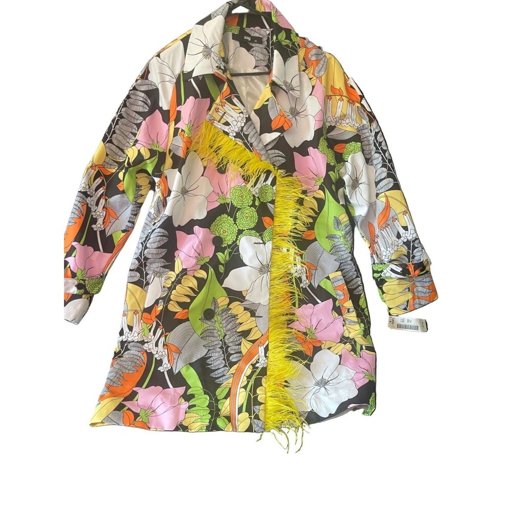 Say Multicolor Floral Jacket